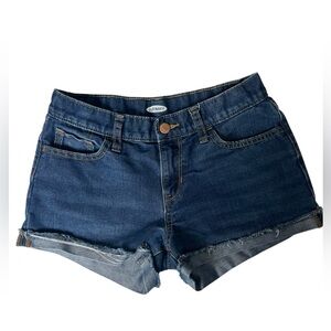 Old Navy Girls’ Denim cuffed Shorts Size 14